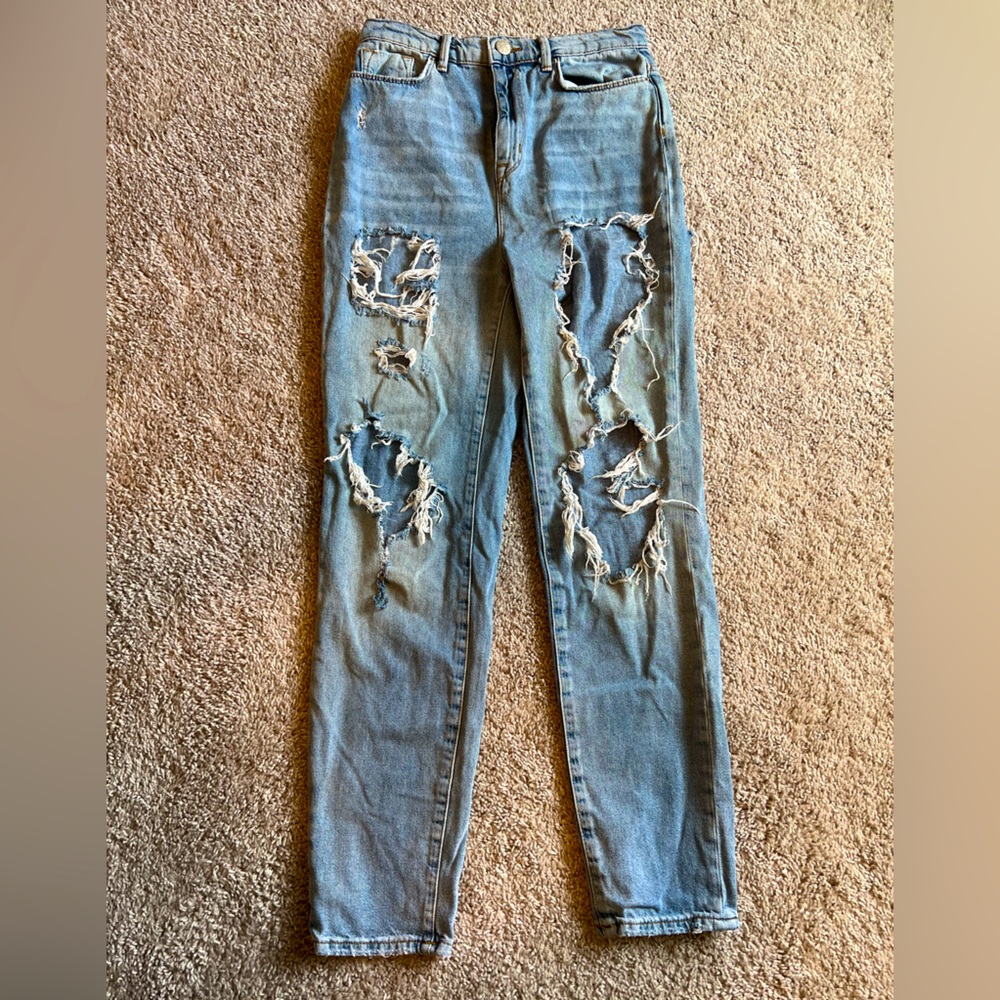 BDG Mom High Rise Destroyed Jeans